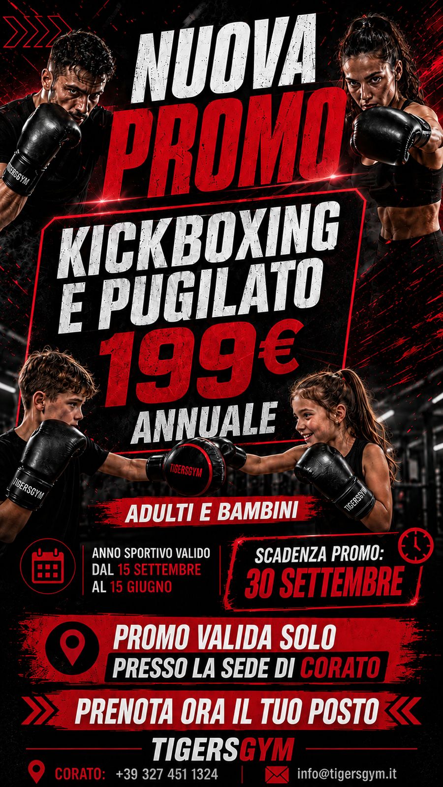 Promo Kickboxing e Pugilato